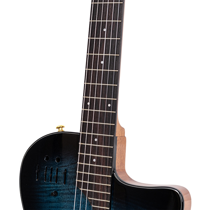 BarcelonaEL TORO-TBL İnce Kasa Mavi Elektro Klasik Gitar